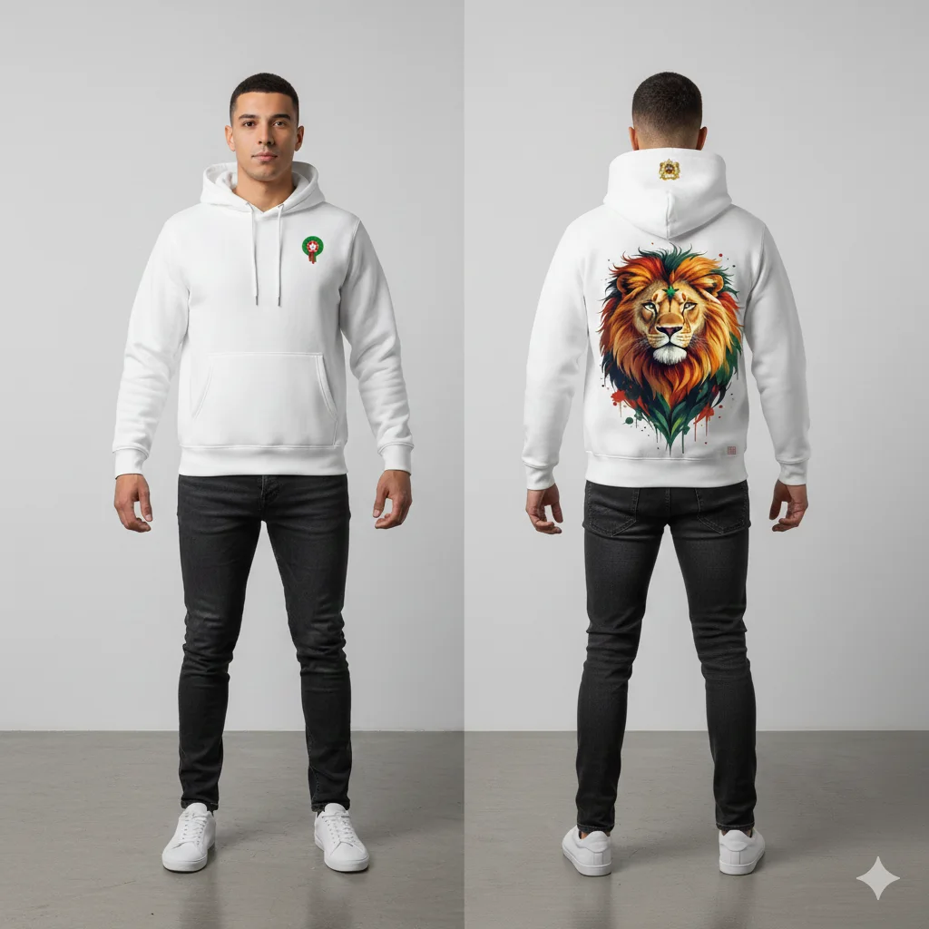 hoodie lion d'atlas