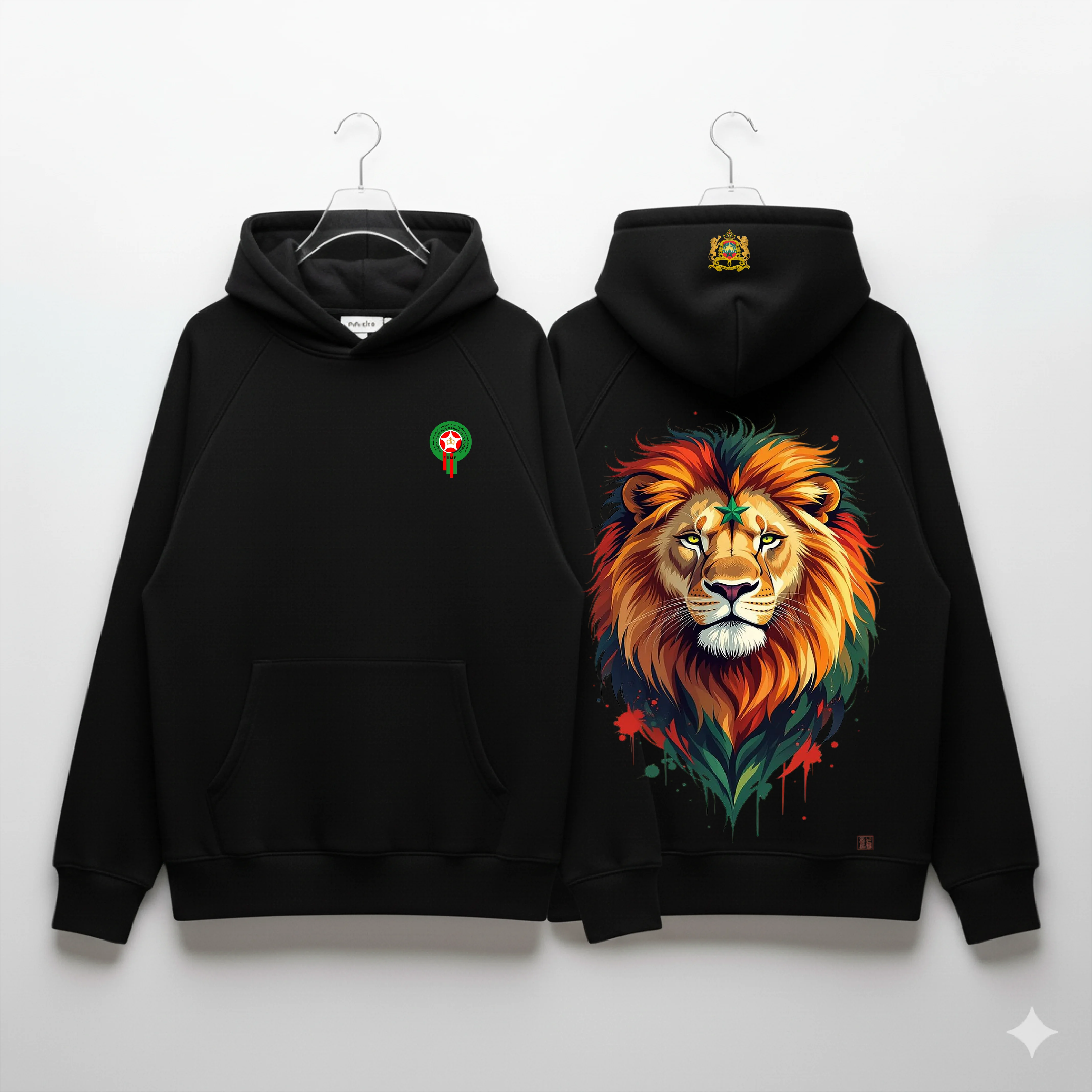 hoodie lion d'atlas