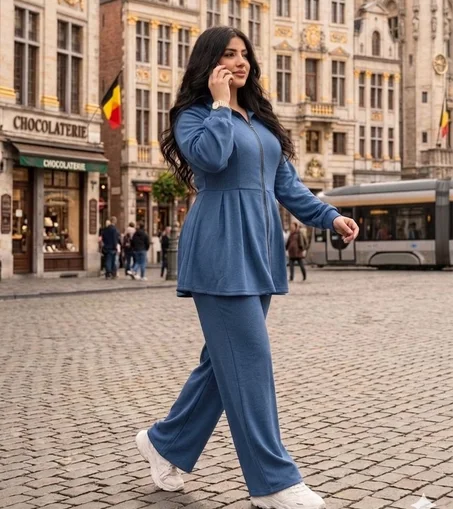 طقم نسائي عصري بستايل راقي ومريح