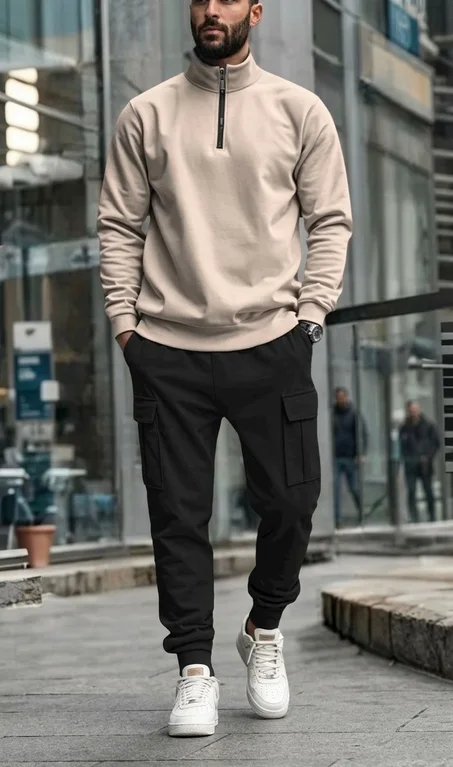 طقم رجالي عصري بجودة عالية