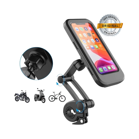 Support imperméable pour smartphone pour vélo ou moto