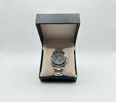 ROLEX SPRITE GRIS TABLEAU NOIR BOITE SIMPLE