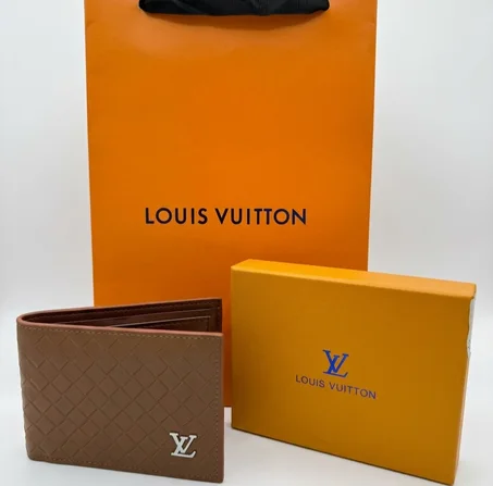 PORTE MONNAIE LV MARRON HOMMES AVEC SACHET