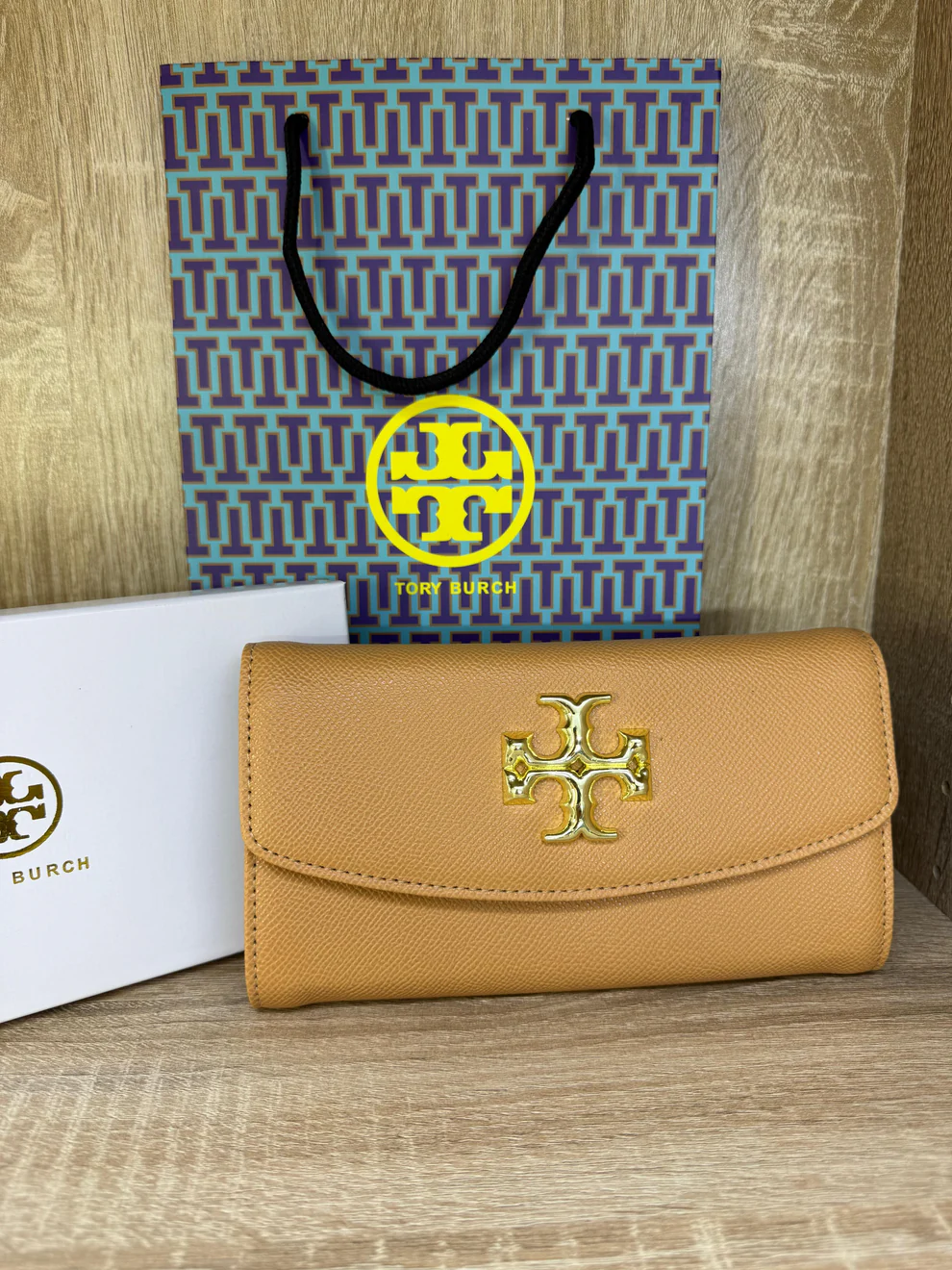 PORTE FEUILLE FEMMES TORRY AVEC SACHET