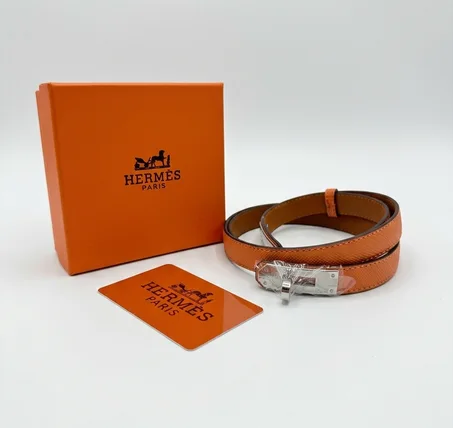 CEINTURE HERMES 2 FEMMES ORANGE