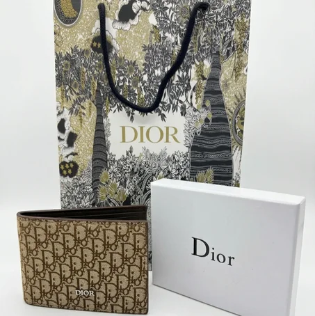 PORTE MONNAIE DIOR HOMMES 3 AVEC SACHET