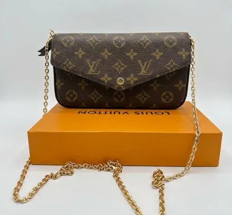 SAC LV 3 PCS FEMMES MARRON/NOIR