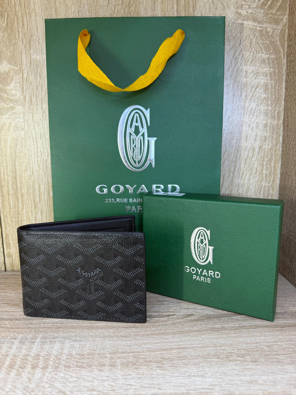 PORTE MONNAIE HOMMES GOYARD NOIR AVEC SACHET