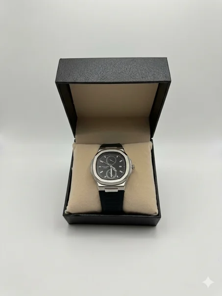 PATEK PHILIPPE MARRON HOMMES BOITE SIMPLE