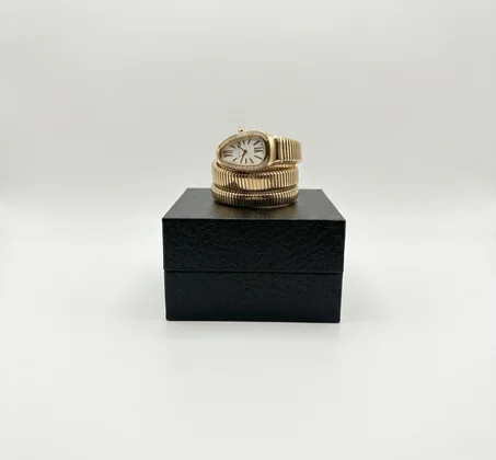 BVLGARI SERPENTI DOUBLE BRACELET DIAMONDS BOITE SIMPLE