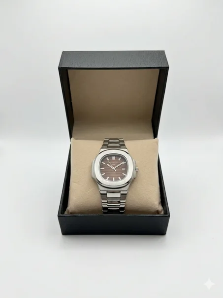PATEK PHILIPPE MARRON HOMMES BOITE SIMPLE