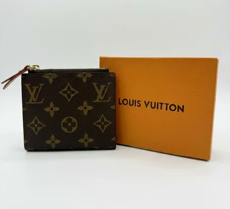 PORTE MONNAIE FEMMES LV 2 MARRON