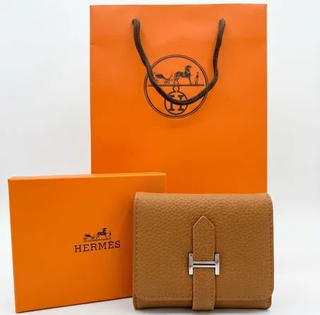 PORTE MONNAIE HERMES FEMMES MARRON