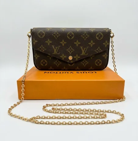 SAC LV 3 PCS FEMMES MARRON/MAUVE