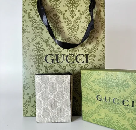 PORTE CARTE GUCCI BLANC FEMMES