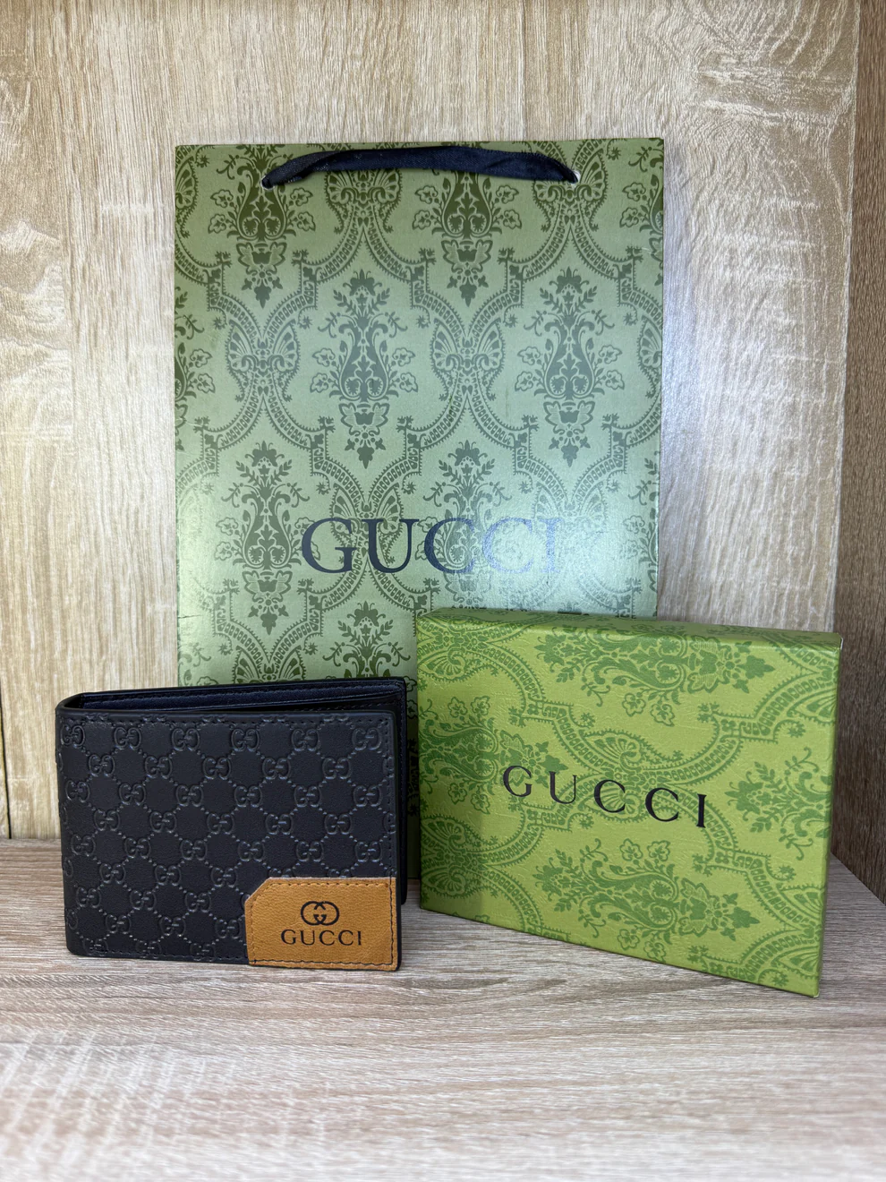 PORTE MONNAIE GUCCI HOMMES 2 AVEC SACHET