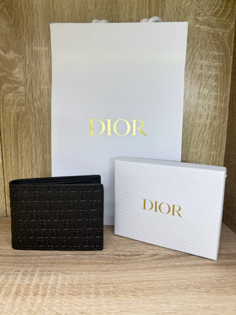 PORTE MONNAIE DIOR HOMMES 4 AVEC SACHET