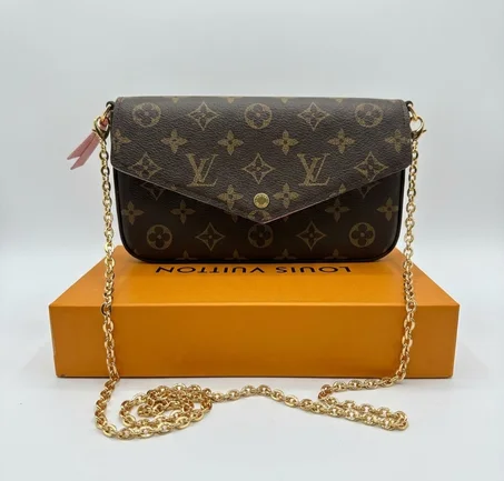 SAC LV 3 PCS FEMMES MARRON/ROSE