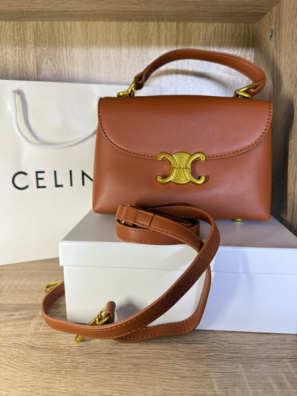 SAC CELINE MARRON TAILLE S MASTER QUALITÉ