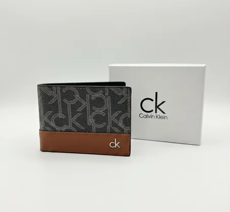 PORTE MONNAIE CK MARRON HOMMES