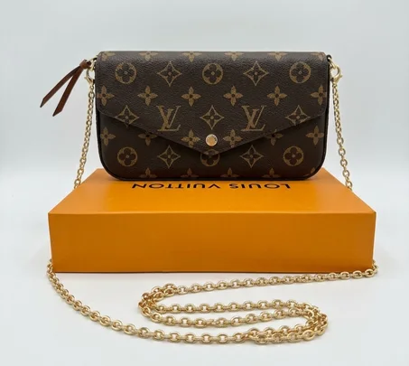 SAC LV 3 PCS FEMMES MARRON/BEIGE