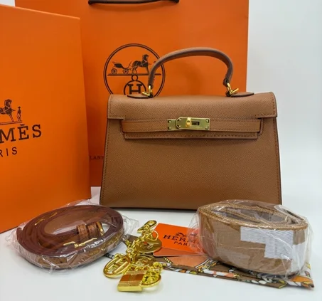 SAC HERMES FEMMES MARRON AVEC BOITE