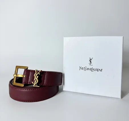 CEINTURE YSL FEMMES BORDEAUX