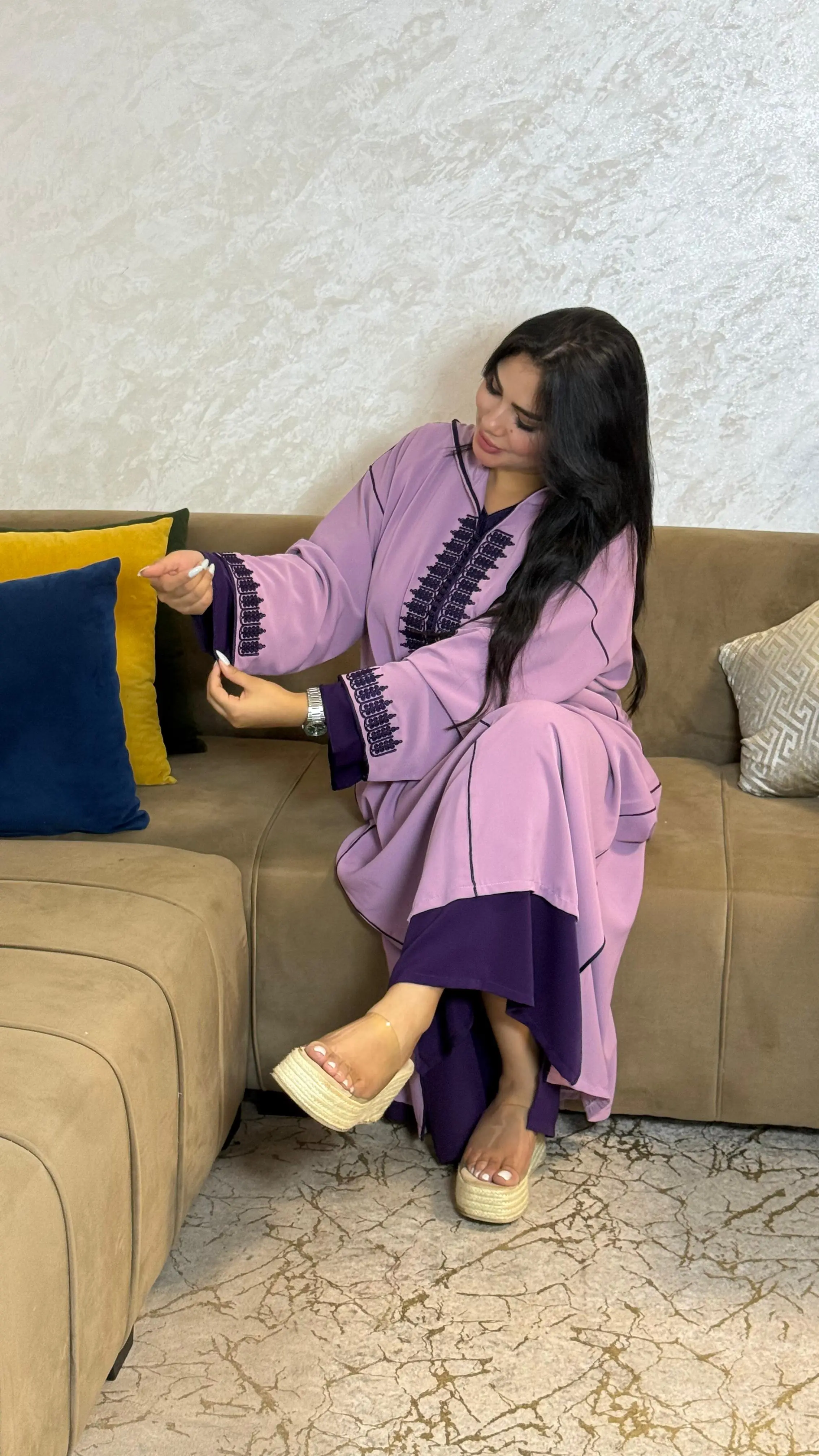 جلابة دوبياس بالطرز