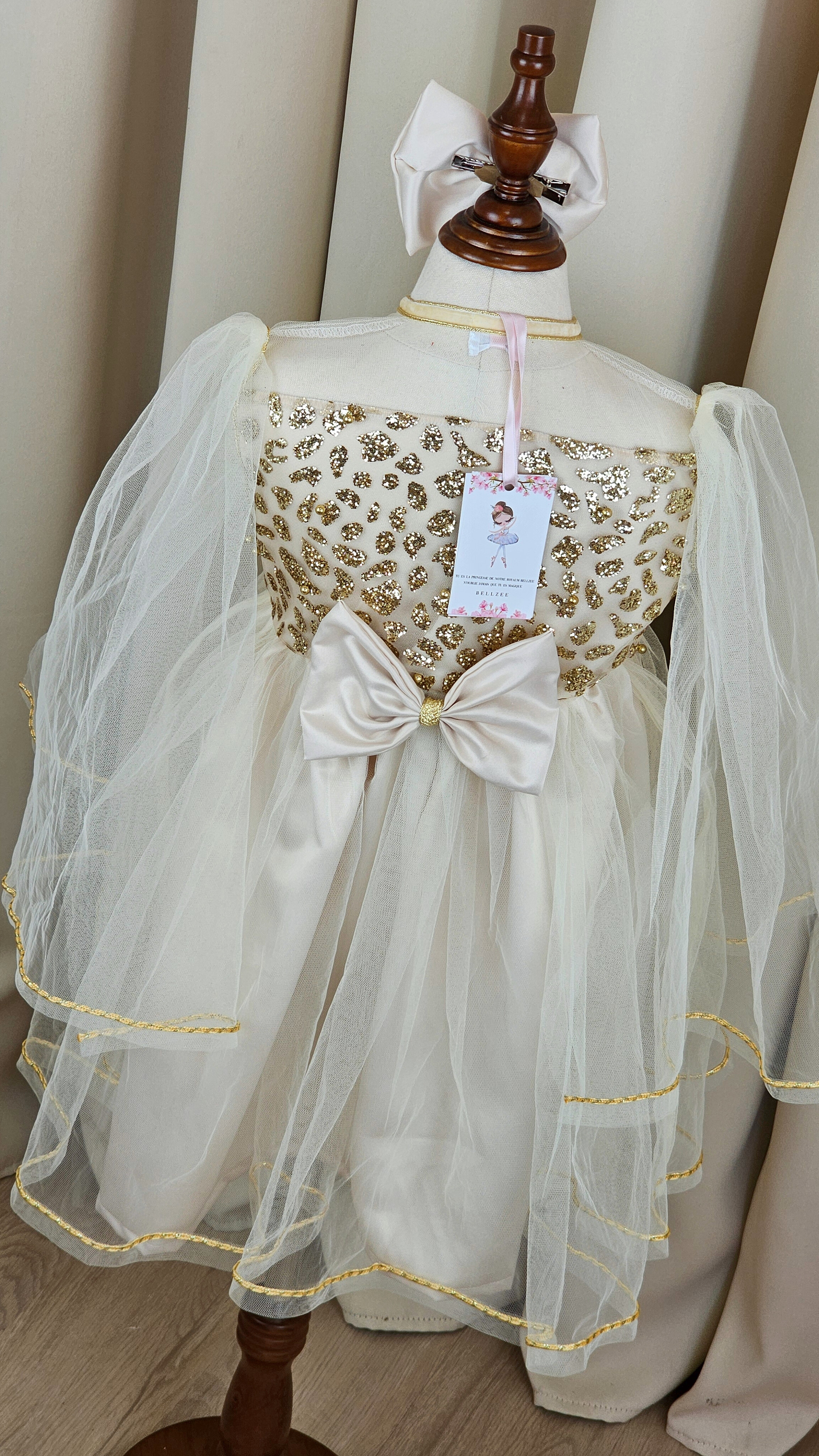 Robe princesse Manche cape