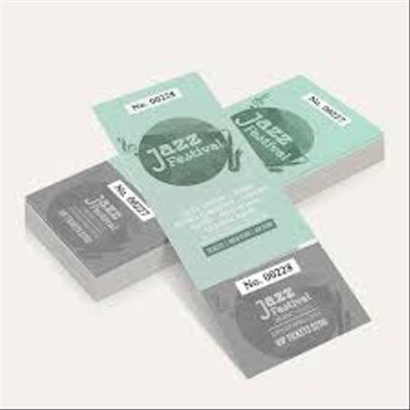 Tickets Avec numérotation et perforation 135g