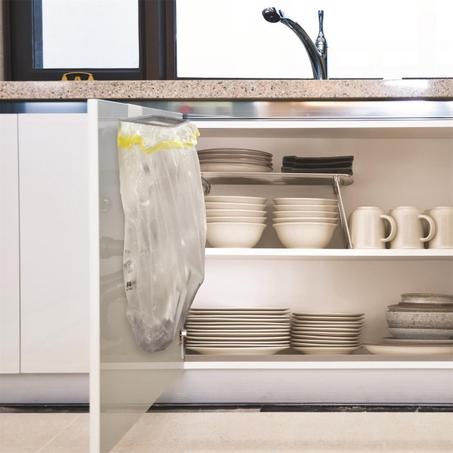 حامل كيس القمامة بتصميم مبتكر