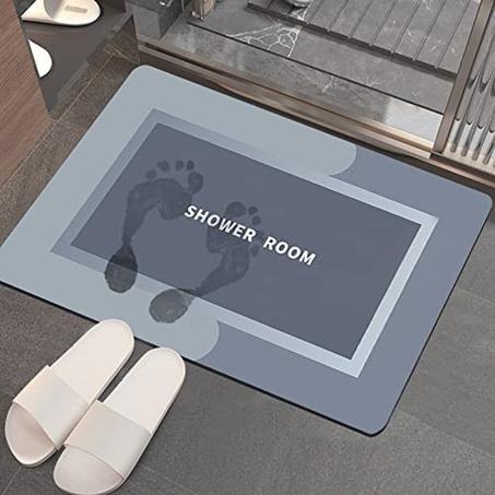 بساط الأرضية المضاد للانزلاق للحمام - مريح وسريع الجفاف