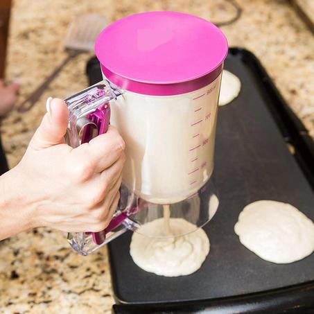Distributeur de pâte 900ml rose
