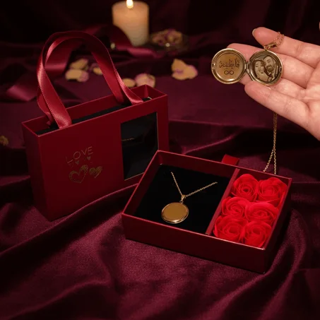 قلادة Saint Valentin المخصصة بالصور – هدية حب لا تُنسى