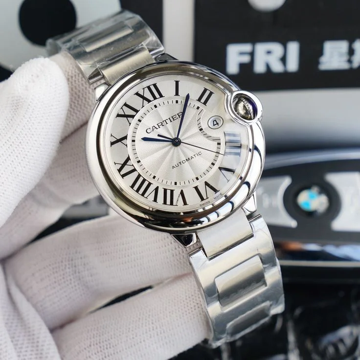 CARTIER "Ballon bleu" en acier inoxydable W2BB0031