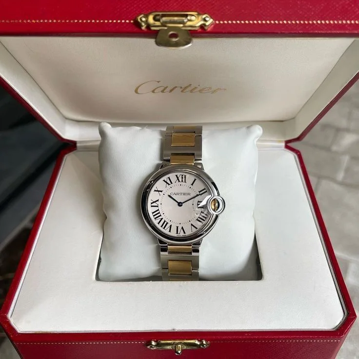 CARTIER "Ballon bleu" en acier inoxydable W2BB0031