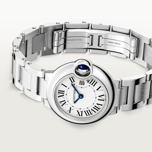 CARTIER "Ballon bleu" en acier inoxydable W2BB0031