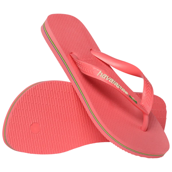 Women's Brazil Logo Flip Flops
