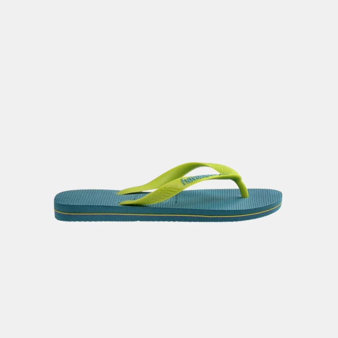 Havaianas Brasil Logo Men's Amazonite Blue