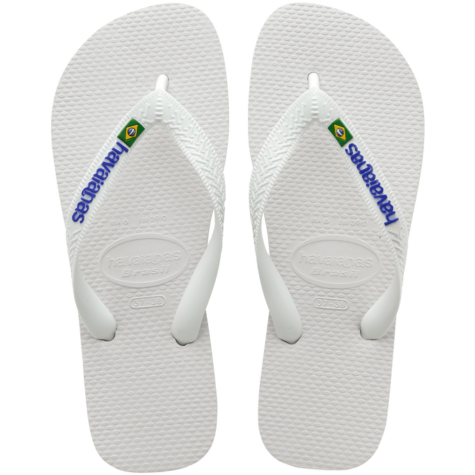 Havaianas Brasil Logo FC Masculina Branco