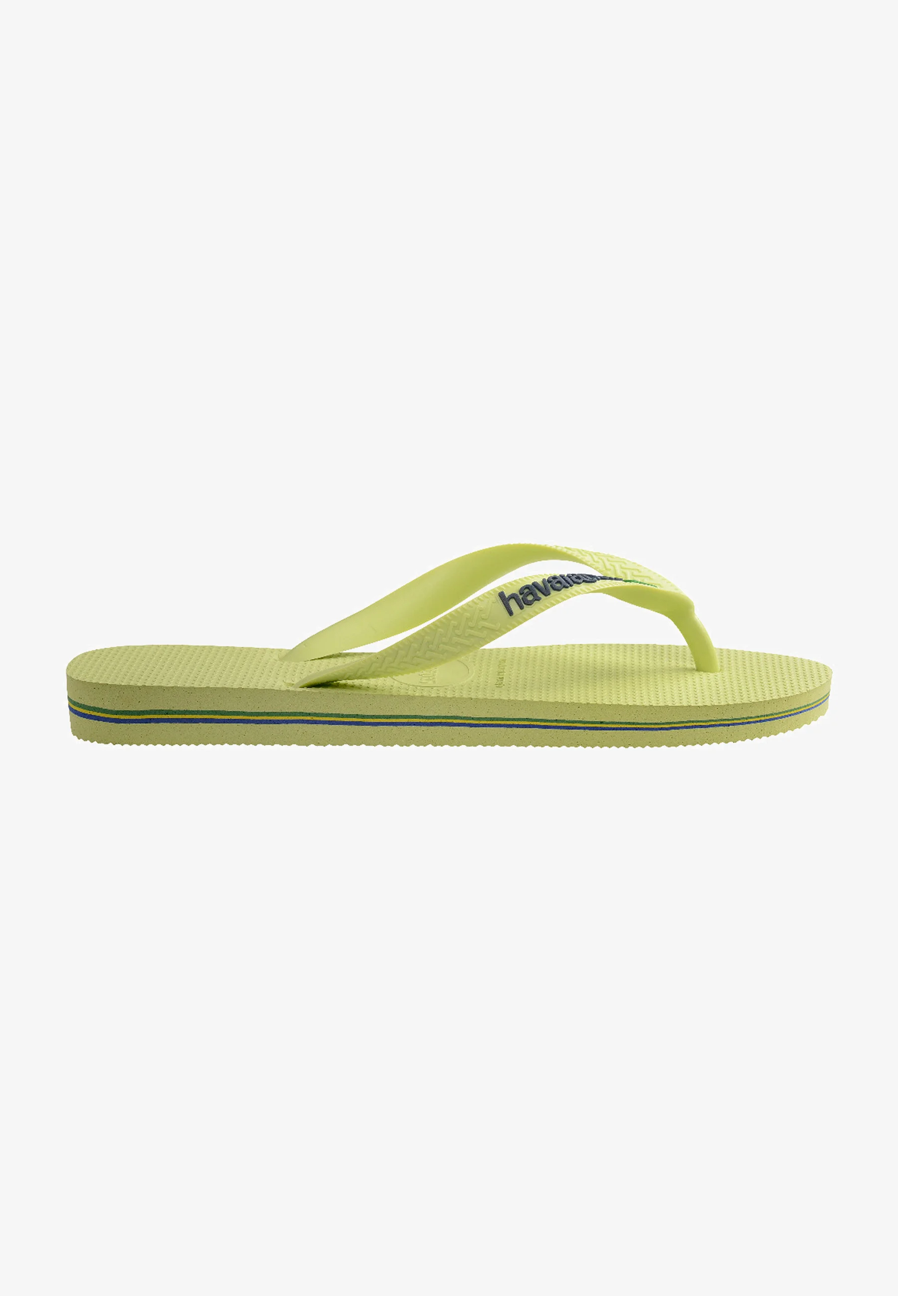 Havaianas BRASIL LOGO BUTTERCREAM UNISEX - Sandales tongs - matcha green