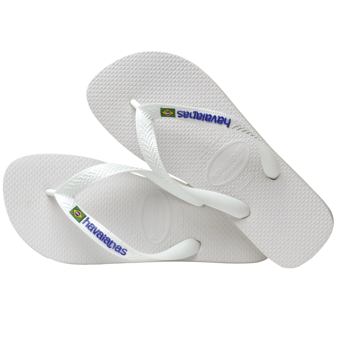 Havaianas Brasil Logo FC Masculina Branco