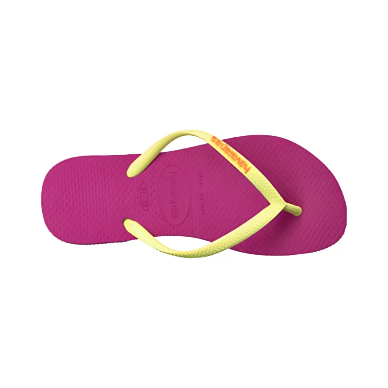 Havaianas Kids' Slim Logo Pop up Sandal Hollywood Rose