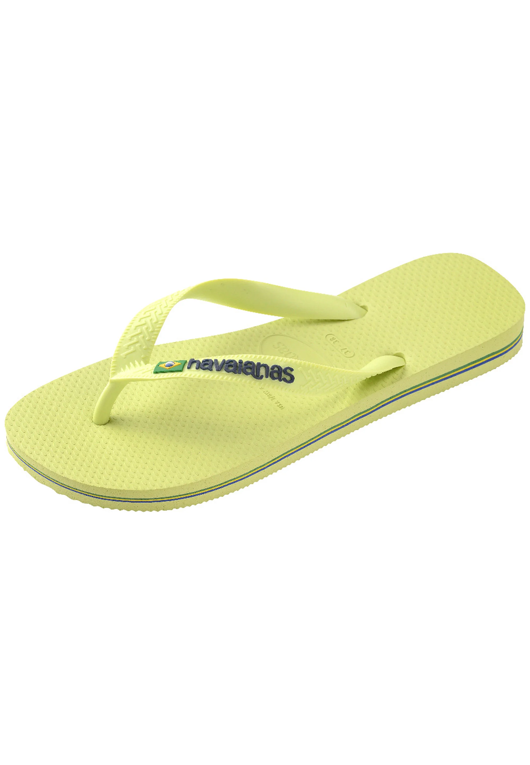 Havaianas BRASIL LOGO BUTTERCREAM UNISEX - Sandales tongs - matcha green