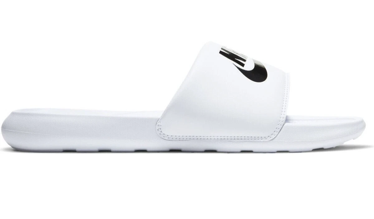 NIKE MEN VICTORI ONE SLIDE WHITE / BLACK