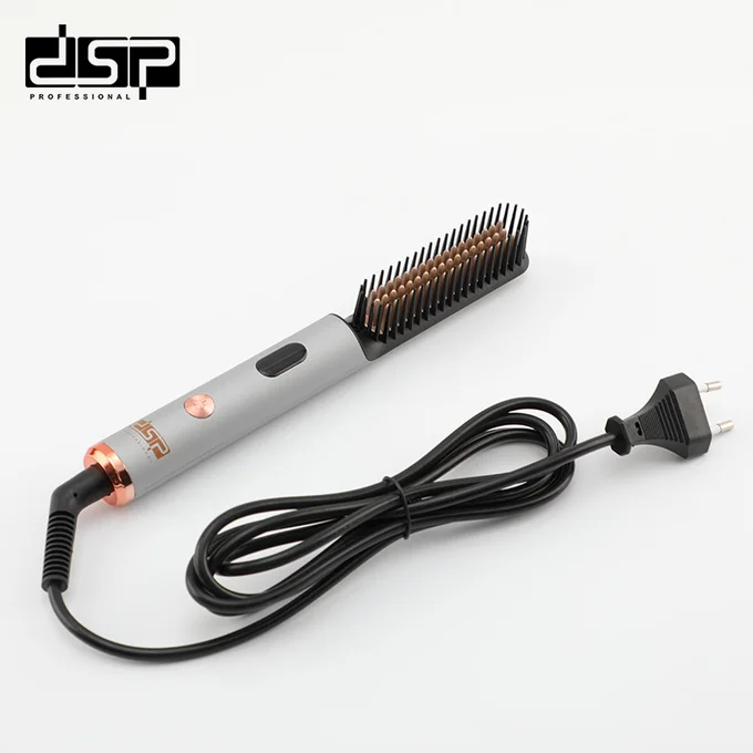 مشط تصفيف حراري 2 في 1 من DSP – فرد الشعر واللحية بتحكم رقمي وحرارة آمنة