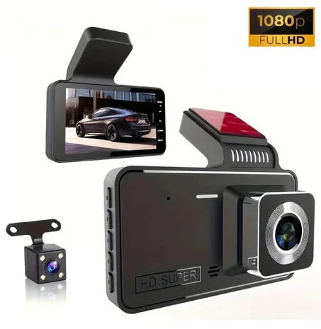 كاميرا داش كام لأمان السيارات لتسجيل حوادث السير أو تصوير المناظر الطبيعية اثناء قيادة السيارة مع اعدادات تحكم كثيرة