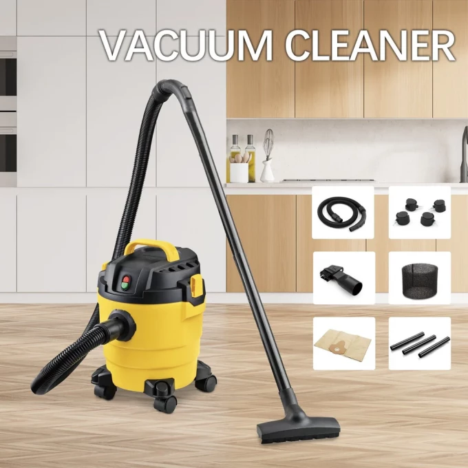 مكنسة كهربائية للاستخدام الجاف والمبتل للاستخدام الرطب/الجاف، VAC