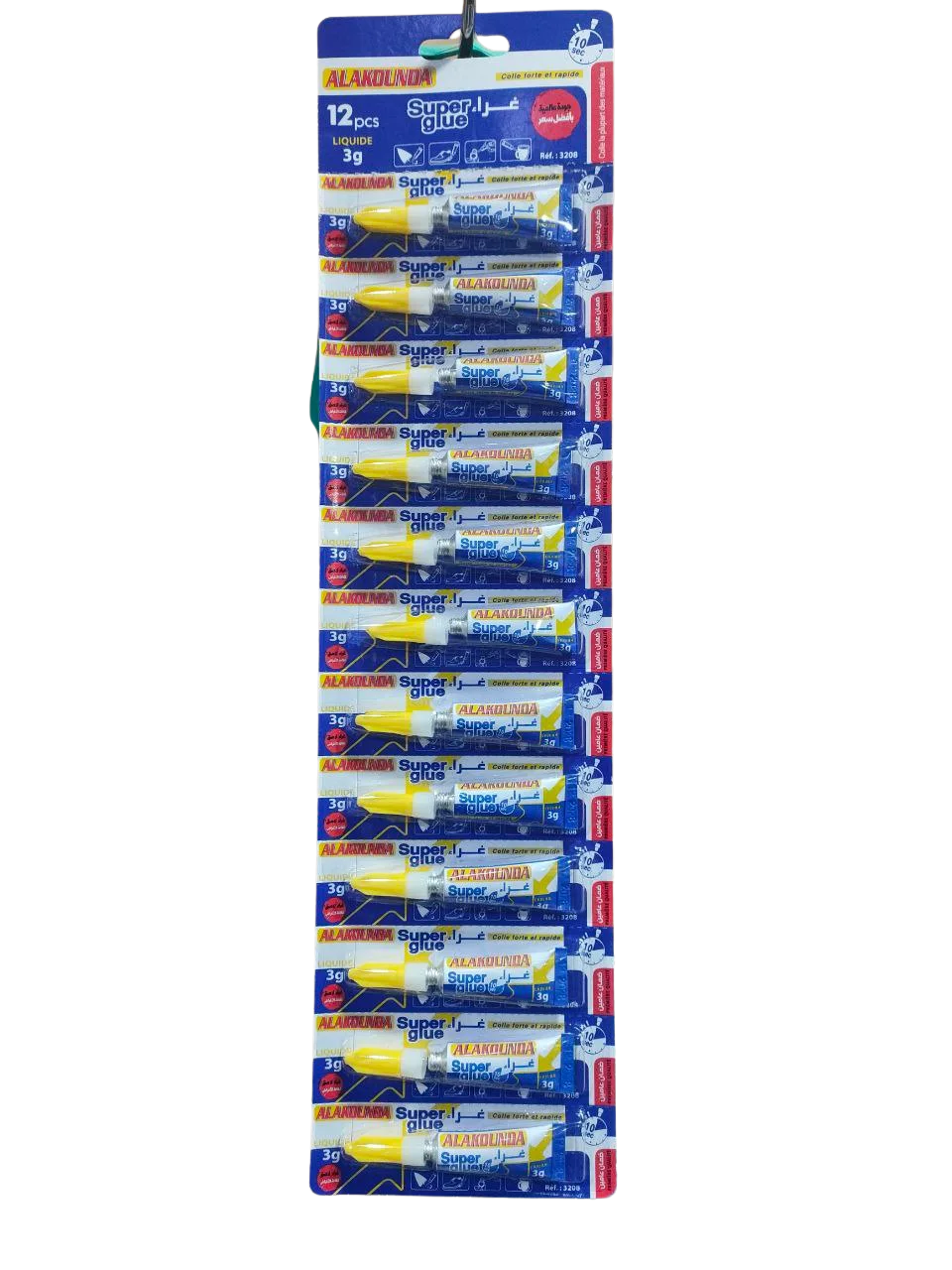 ALACOUNDA  SUPER GLUE 12PCS