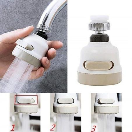 Buse flexible à 3 modes pour robinet de douche et de cuisine,tête mobile réglable pour diffuseur,
